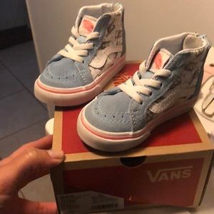 Vans unicorn high tops size 4.5T